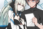 【FGO】 ぐだ男の腕に抱き着くモルガン様！！　乙女モルガン様、好きすぎる////////