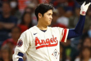 大谷翔平（7月のすがた）中飛 三振 三振 一ゴ