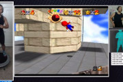 『スーパーマリオ64』を全身を使って操作する猛者が登場！リングフィットを超える辛さで汗だくにｗｗｗｗ