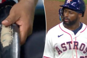 アストロズ選手のバットに不正疑惑　打球部が不自然に削られる