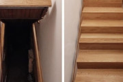 海外の中古物件あるある。階段の下に隠し部屋を発見！