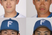 【公示】日ハムが北浦、王、清水、今川を登録