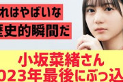 小坂菜緒さん2023年ラストにぶっ込む！！！【日向坂46　こしゃ】