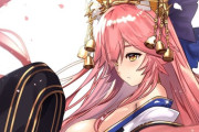 【FGO】玉藻イラスト！！　髪飾りオシャレだね