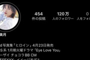 【乃木坂46】山下美月インスタフォロワー数、驚異の120万人突破！！！