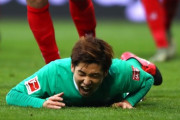 【ブンデスリーガ】大迫勇也、怒り爆発！「味方への憤慨シーン」がこれ
