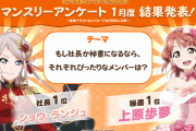 【マンスリーアンケート第25回】社長：嵐珠（ランジュ）、秘書：歩夢【ラブライブ！虹ヶ咲】