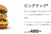 ワイ「ビッグマック食べよ。400円ぐらいやろな😄まあでも値上がりして420円ぐらいかな…」
