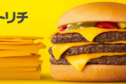 トリプルチーズバーガー食う情弱ｗｗｗｗｗｗｗｗｗｗｗｗｗｗｗ