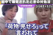 ひろゆき「職質してきた警官の態度が横暴だったから110番つ通報したwwwwwwwwwwwwwwwwwwwww」