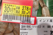間違った半額シールの貼られた激安弁当