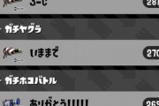 【スプラトゥーン2】伝説のスプラプレイヤー「ちょこぺろ氏」4冠達成！月初計測でしんどいのに凄すぎるだろ・・・