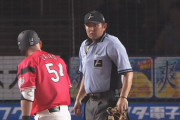 ロッテ･レアード、退場…審判の判定に暴言か…？