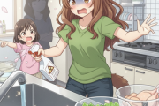 【悲報】義弟嫁が生の鶏肉を洗った桶で野菜まで洗ってしまった結果、キッチン全体がカンピロバクター汚染www