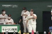【GIF】巨人原監督、髙橋優貴のピッチングに思わずブチギレる