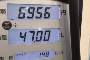 【悲報】10年前のガソリン代、安すぎる、レギュラー148円