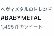 1stアルバム「BABYMETAL」のリリース日にトレンド入り