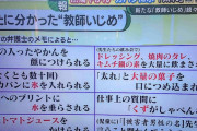 男性教員Ａ「悪ふざけだと思った。そこまで相手が嫌がってるとは思わなかった」　目に激辛カレーをこすりつける