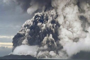 トンガ火山、海面上に285ヘクタールあった陸地がほぼ全て消滅･･･