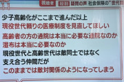 テレビ朝日「高齢者の通院は本当に必要なのか？湿布は本当に必要なのか？」