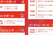 明日のオリンピック競技一覧ｗｗｗｗｗｗｗｗｗ