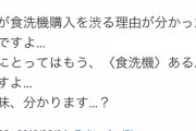 【悲報】まん「夫が食器洗い機の購入を渋る理由が分かりました…」いいね11万