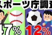 日本の調査で「最も人気のスポーツ」は？野球がサッカーを大きく上回る結果に【韓国の反応】