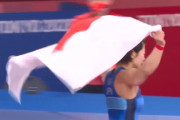 【東京五輪】オリンピック、レスリング女子53lg級で向田真優が金メダル!