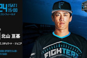 北山亘基 8月24日のソフトバンク戦 予告先発！ 15:00～