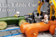 思わず見入ってしまう♪レゴで作った食用車工場に心が落ち着く 海外の反応