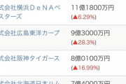 【朗報】 プロ野球の決算、10球団中8球団が黒字
