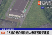 岐阜市・陸自射撃場で自動小銃発射　25歳と52歳の自衛隊員が死亡　18歳の自衛官候補生の男を殺人未遂容疑で逮捕