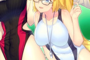 【FGO】競泳水着姿のジャンヌ姉妹！！　邪ンヌの競泳水着姿もいい！