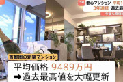 東京23区の新築マンション平均価格1億3309万円　3年連続で1億円超　過去最高更新