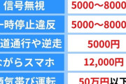 【画像】チャリさん、歩道を通っただけで罰金5000円