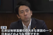 【悲報】小泉進次郎環境大臣、逝く