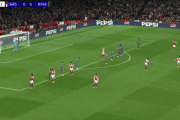◆UCL◆R8-1st アーセナル×マドリー デクラン・ライスの超高速フリーキック2発がやばすぎると話題に！