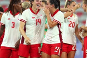 カナダ女子代表、ドローン偵察で勝ち点6剥奪も…3連勝で1次リーグ突破　パリ五輪