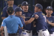 巨人伊藤が筒香に死球→オースティンがブチギレで乱闘寸前に…警告試合が宣告される