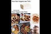 【朗報】ヴィーガンさん、たった１枚の画像でヴィーガンの食生活の豊かさを表現してしまう