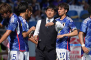 日本サッカーは「生きた成功物語」ランク上昇一途の森保ジャパンに中国羨望「我々は二流か三流かについて議論」