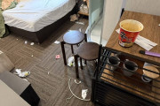 外国人観光客〝宿泊後〟部屋の惨状にSNS騒然…「ひどすぎる」「もう事件現場」　清掃スタッフへのねぎらいの言葉も　[8/3]