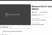 【噂】未発表『バイオハザード RE:4 ゴールドエディション』2024年2月9日発売？メタスコアのMetacriticにページが開設
