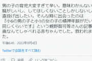 【悲報】女さん「男の子の育児大変すぎて辛い。してほしくないことしかしない」←2.7万ｲｲﾈ