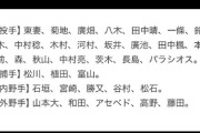 ロッテ、フェニックスリーグ参加メンバー発表！投手20名・野手13名
