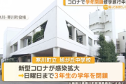 【緊急】神奈川の中学校、新型コロナで学年閉鎖