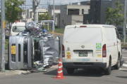 【動画】これだから軽乗るのは怖い…横転後運転席を電柱が直撃した事故が悲惨すぎる
