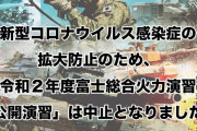 まあそもそも無理だろで話題にもならないが今年は航空祭も総火演も艦艇公開もないからな。