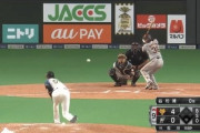 【GIF】日本ハムの新守護神・杉浦、とんでもない球を投げる