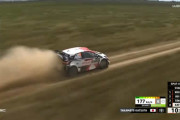 WRC2021ケニア　ケニアの大地を全開走行する勝田貴元選手のトヨタ・ヤリスWRC